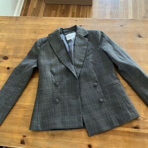 Frame double breasted slim blazer